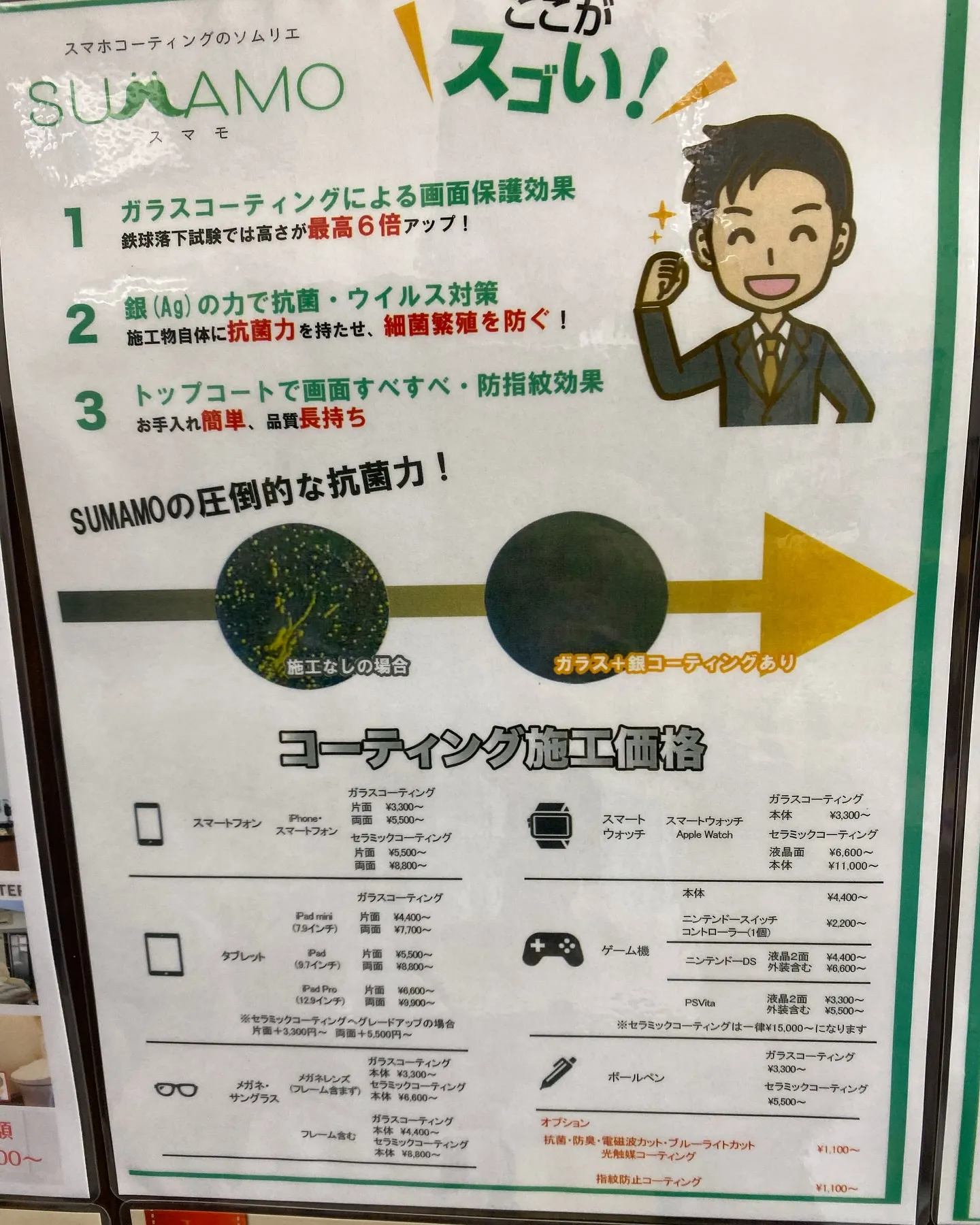 ［スマホコーティング］