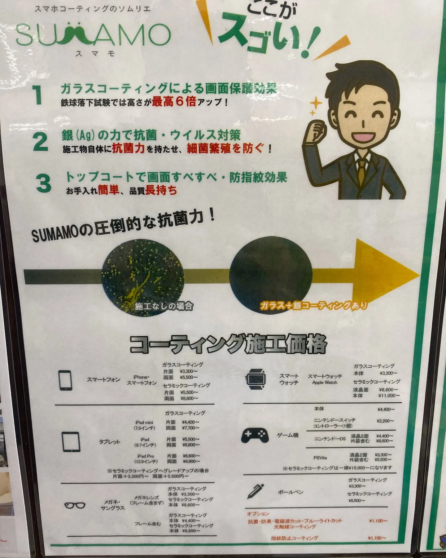 ［スマホコーティング］