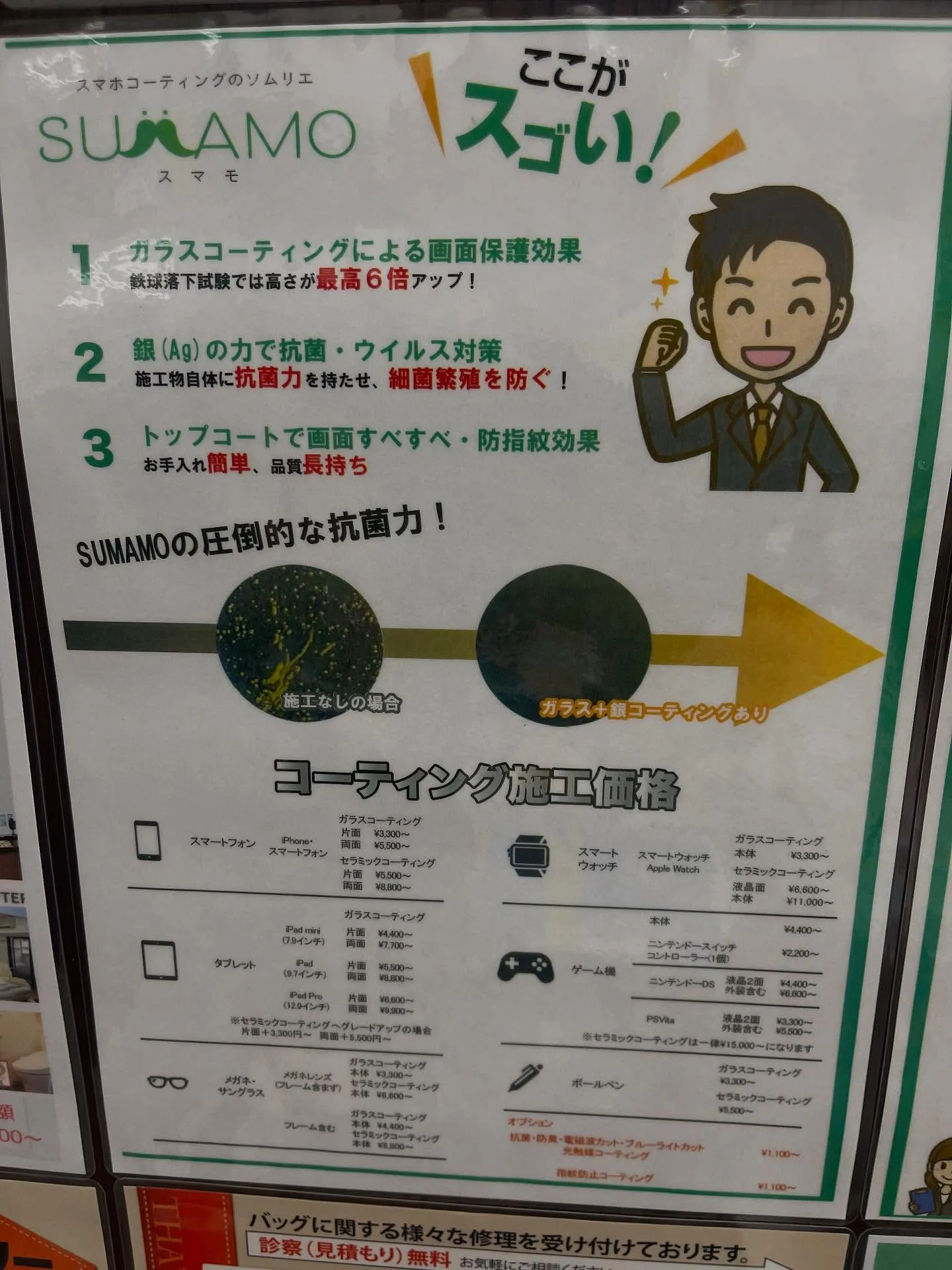 ［スマホコーティング］