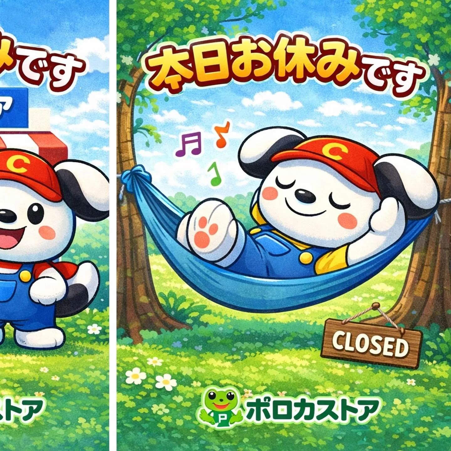 📢【定休日のお知らせ】