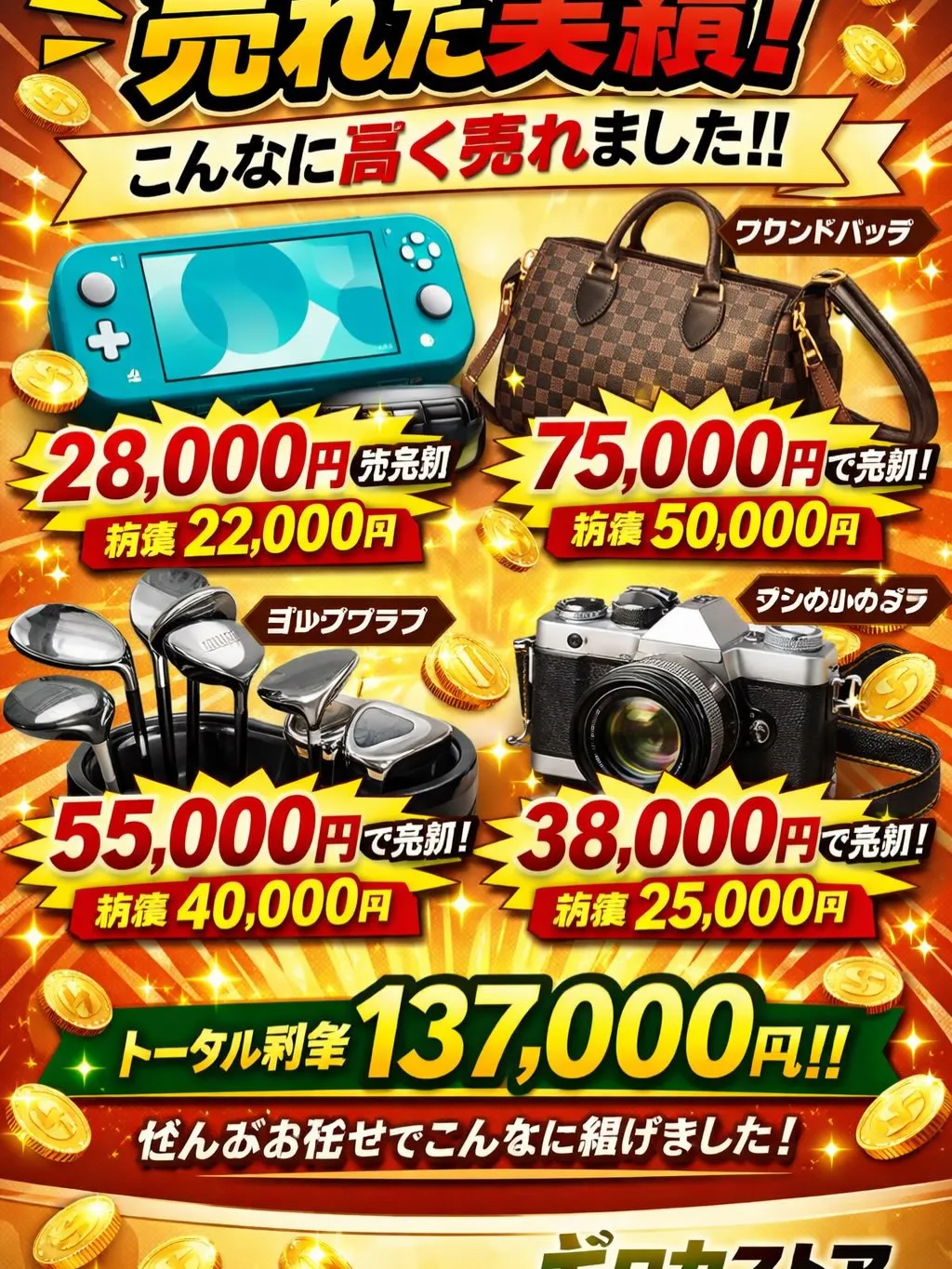 千葉市若葉区でネットオークション出品代行ならお任せ下さい！