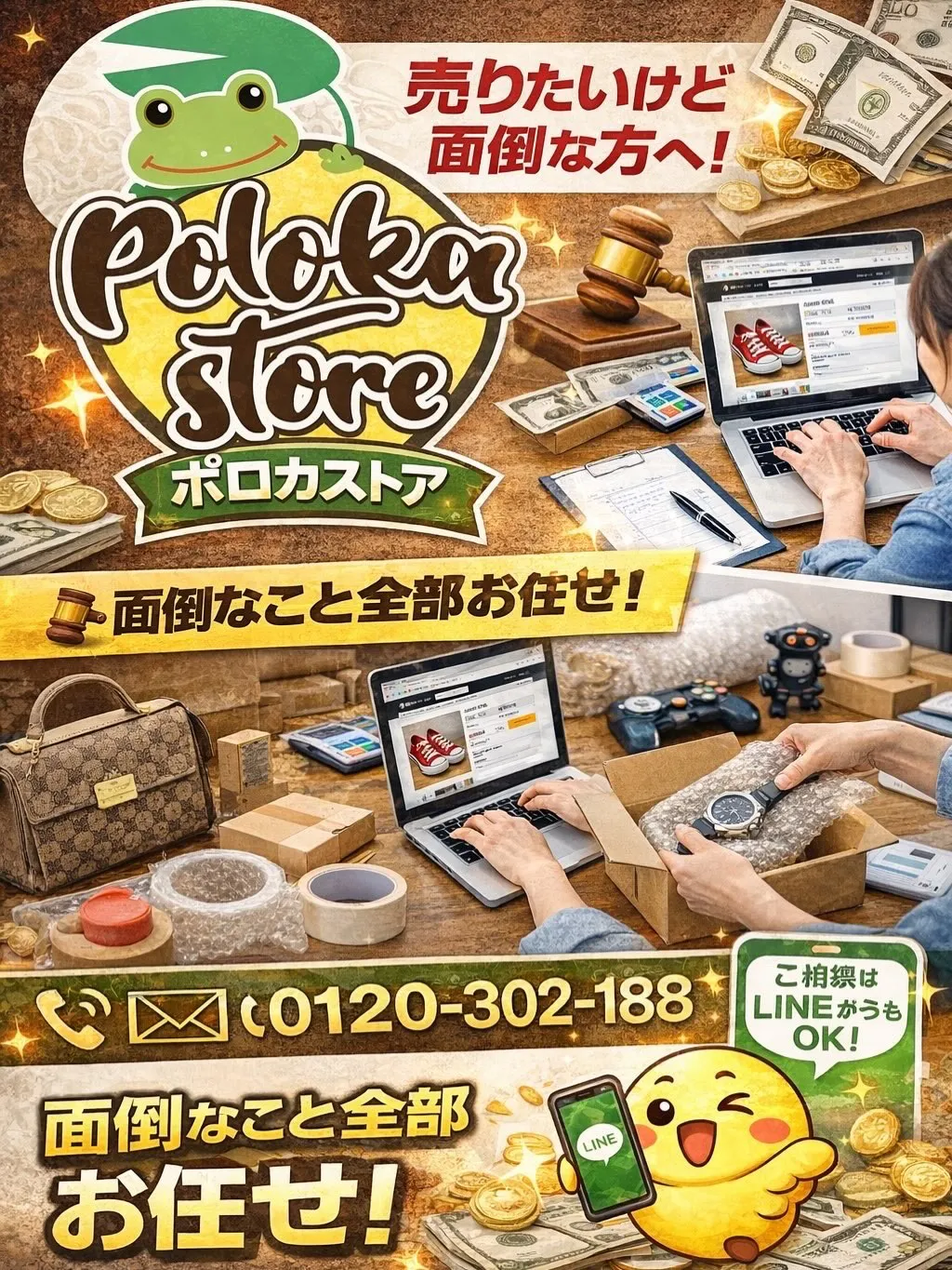 \不用品回収やってます!/