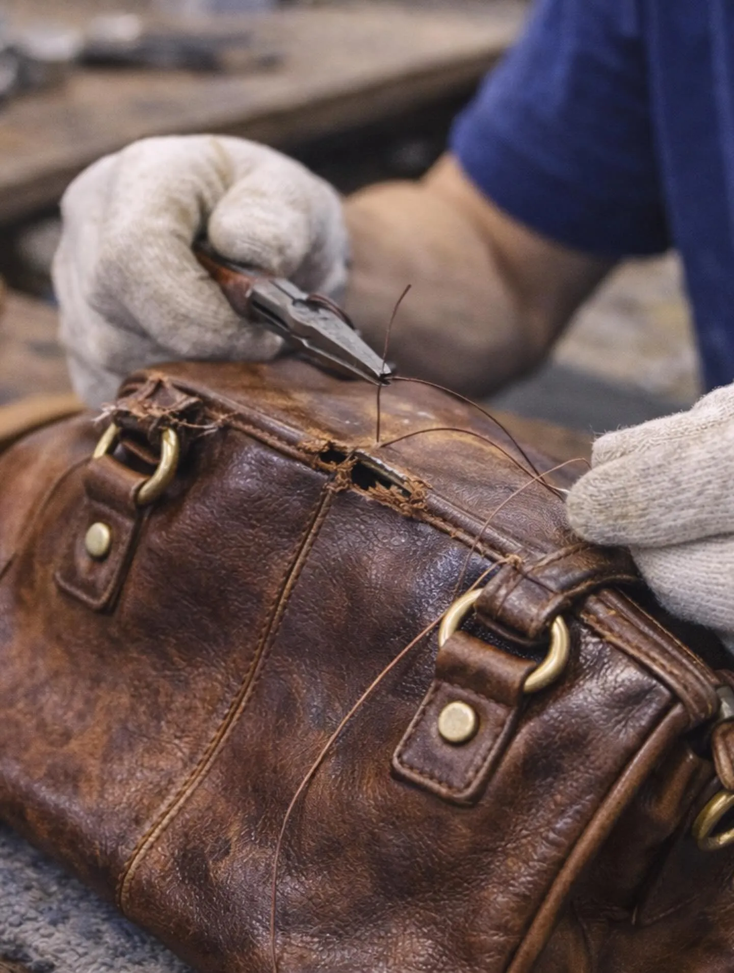 ＼バッグの染め直し・修理やってます！／