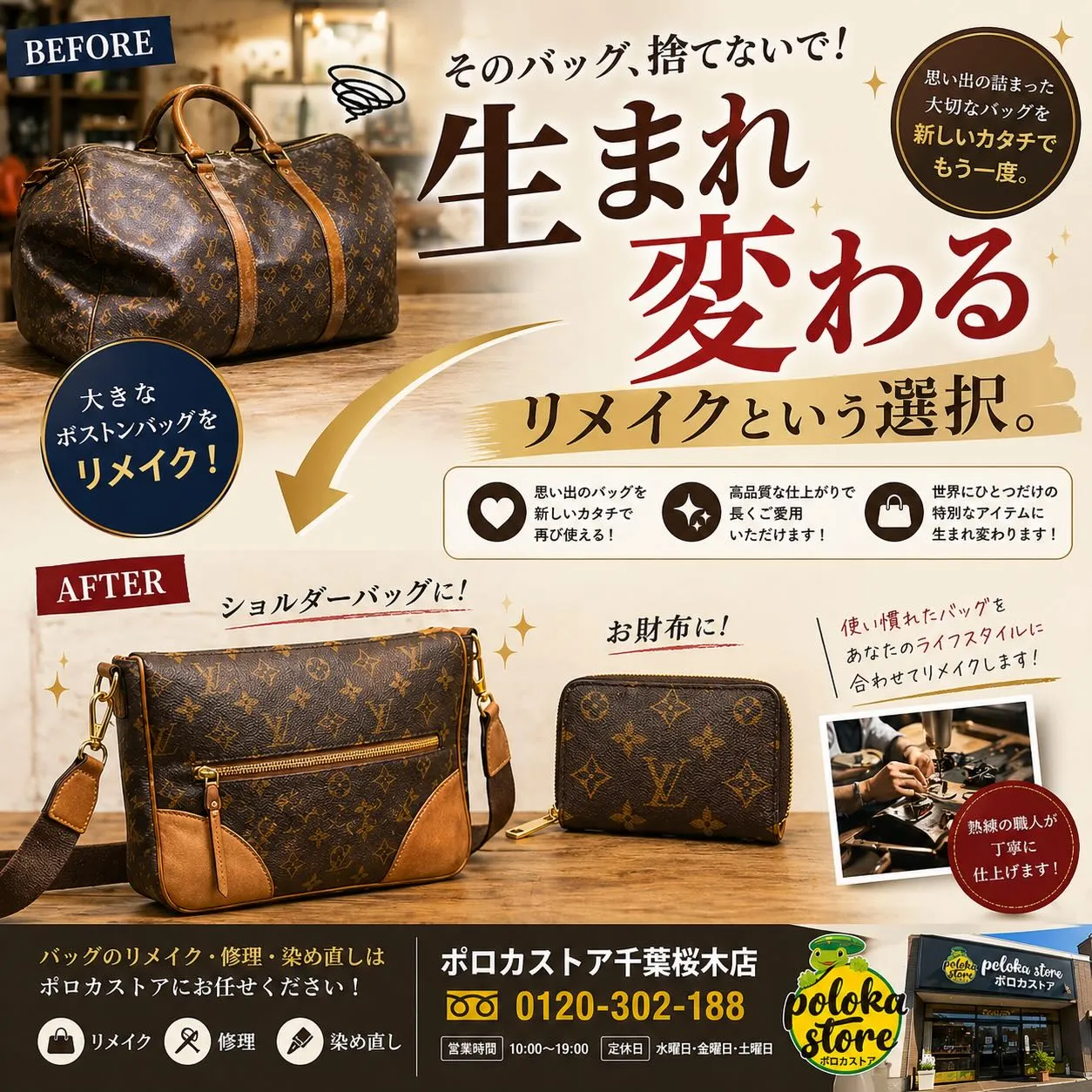 そのバッグ、捨てないでください。