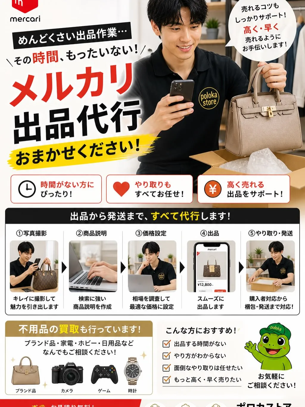 メルカリ、出品めんどくさくないですか？