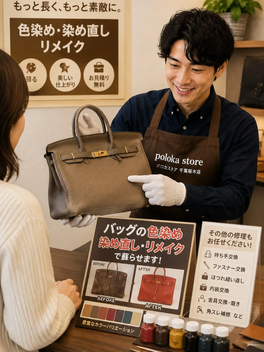 🎨 お気に入りのバッグ、もう一度よみがえらせませんか？
