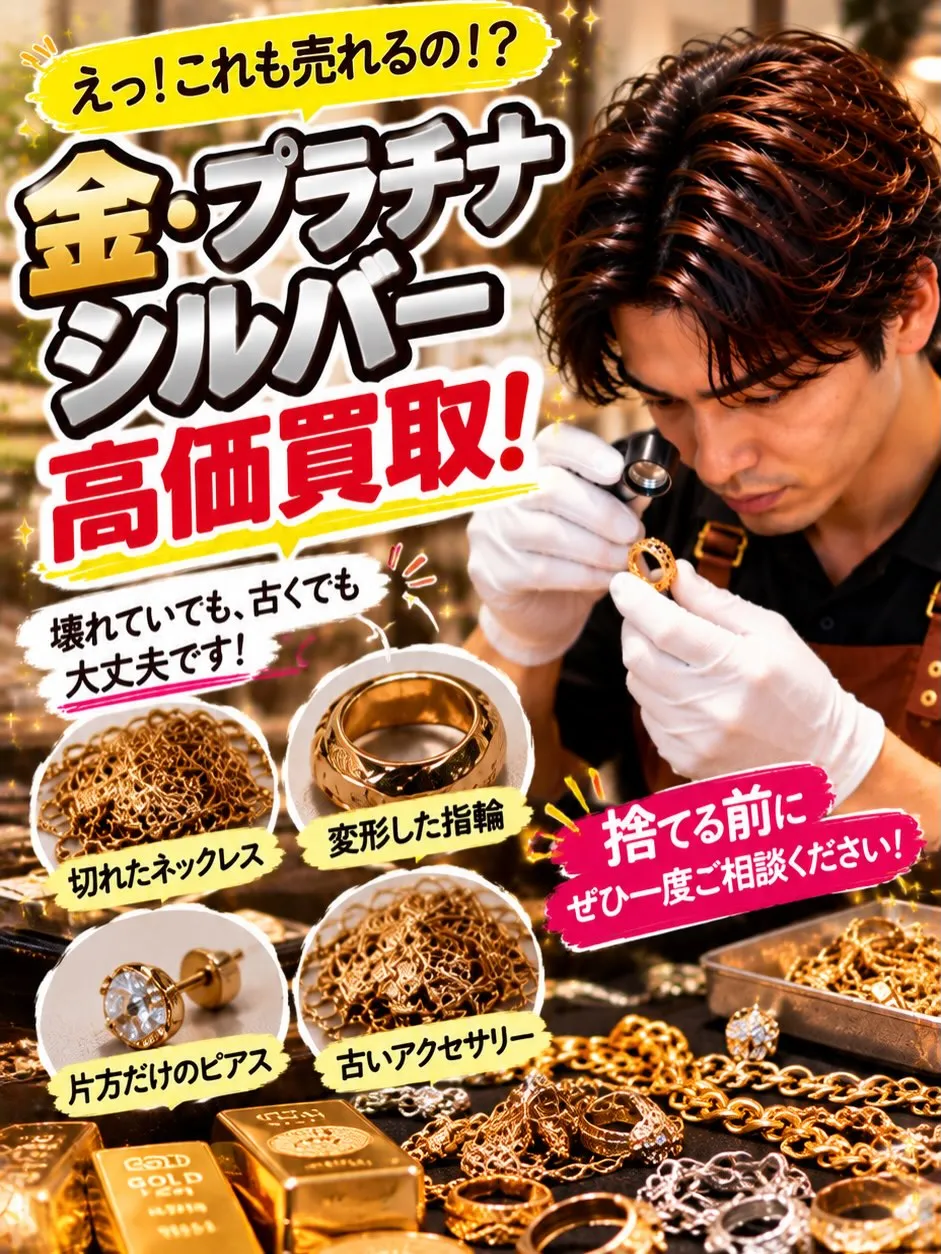 💍✨【壊れたアクセサリー、捨てていませんか?】